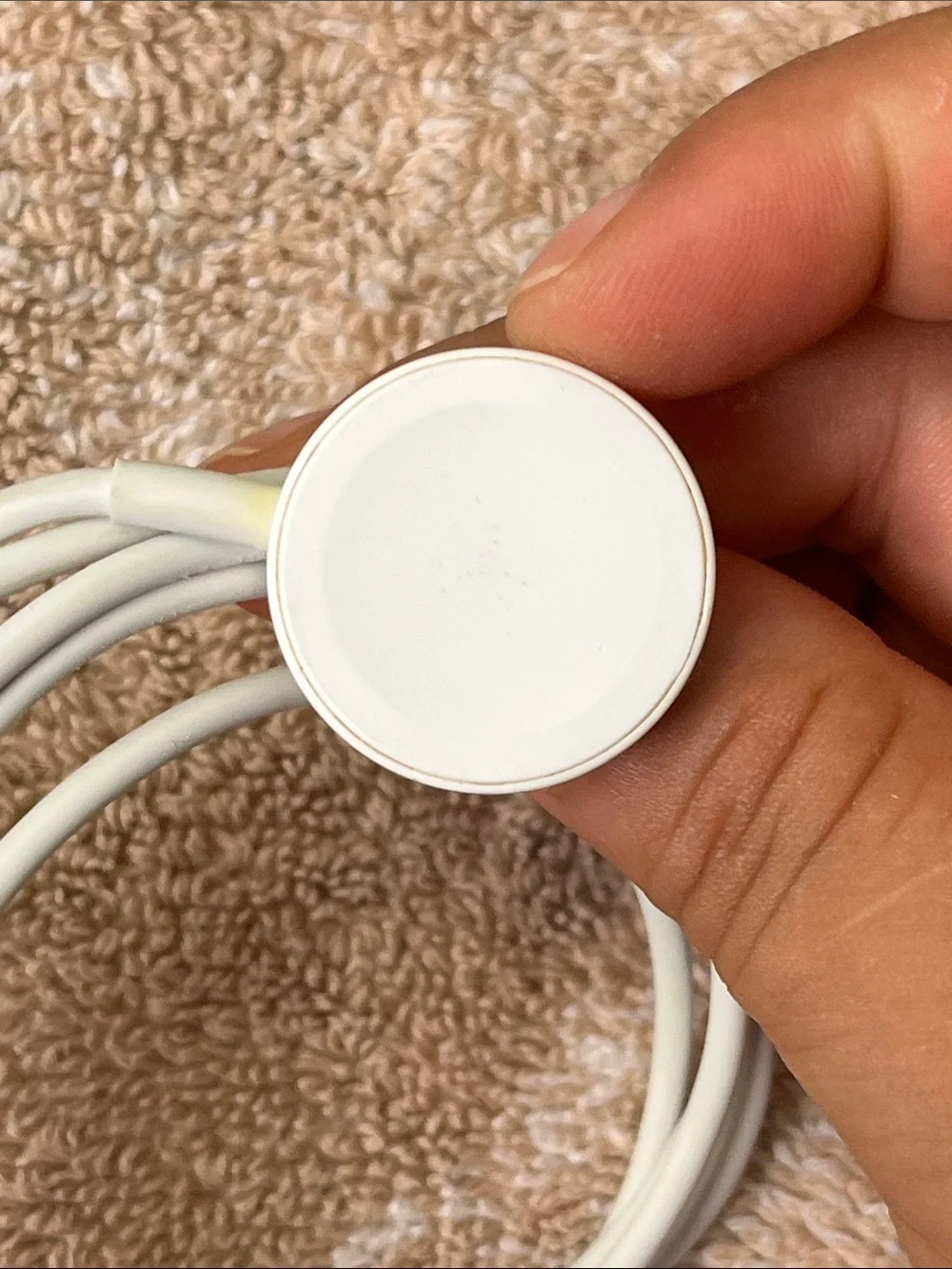 Apple Magnetic Watch Charger Cable - White USB-A